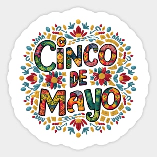 Cinco De Mayo Sticker